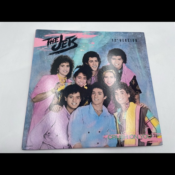 THE JETS CRUSH ON YOU 12" Vintage 1985 MCA 23613. Vinyl records - Picture 1 of 4
